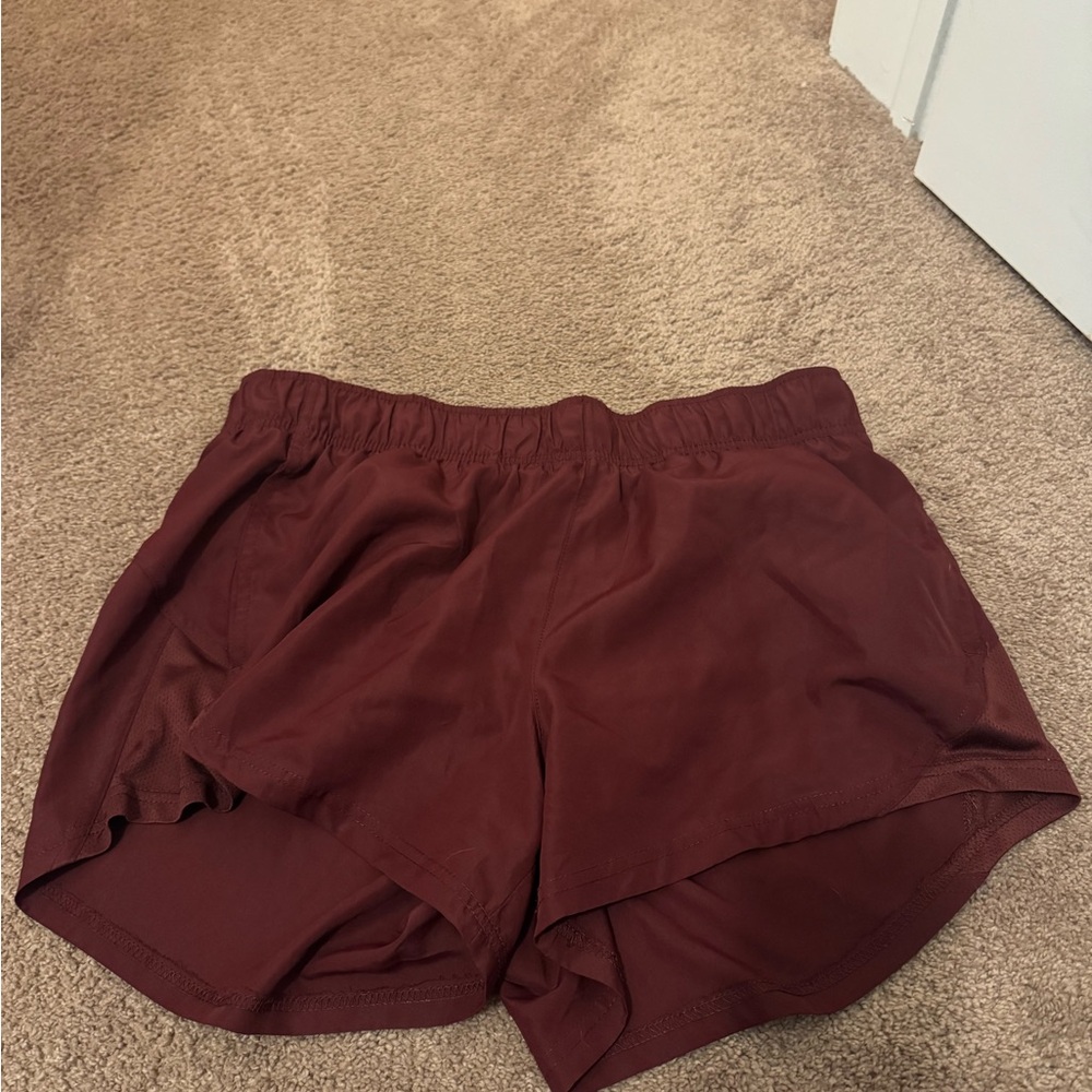 Athletic Works Women's Maroon Athletic Shorts